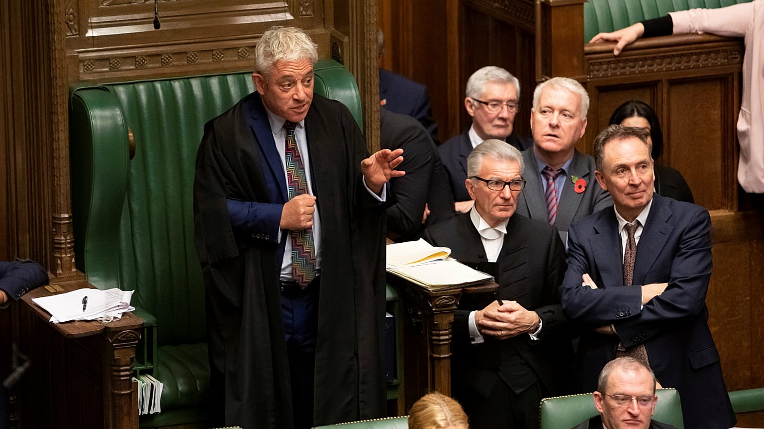 Britain's Speaker of the House of Commons John Bercow in the House of Commons,  Britain, October 29, 201