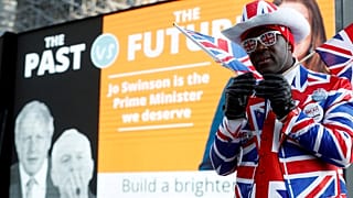 Manifestant pro-Brexit, à Londres, 31/10/2019