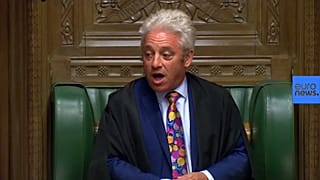 Despedida del presidente de los Comunes John Bercow tras 10 años poniendo ¡Ooordeeen!