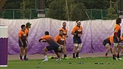 Finale der Rugby-Weltmeisterschaft in Japan
