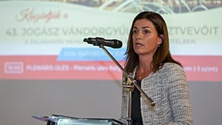 Varga Judit igazságügyi miniszter
