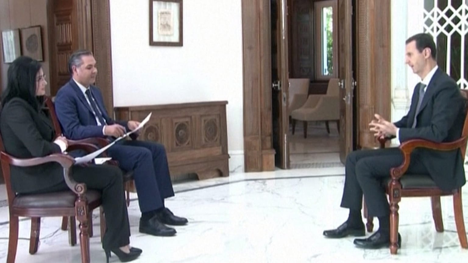 بشار اسد: دونالد ترامپ بهترین رئیس جمهور آمریکاست