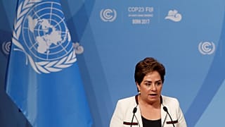 Patricia Espinosa bei einem Treffen in Bonn. 