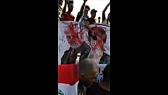 متظاهرون عراقيون يحتجون ضد التدخل الإيراني في العراق