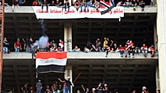 متظاهرون عراقيون في بغداد
