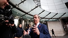 Brexit Party leader Nigel Farage arrives to appear on BBC TV's The Andrew Marr Show in London, Britain, November 3, 2019.