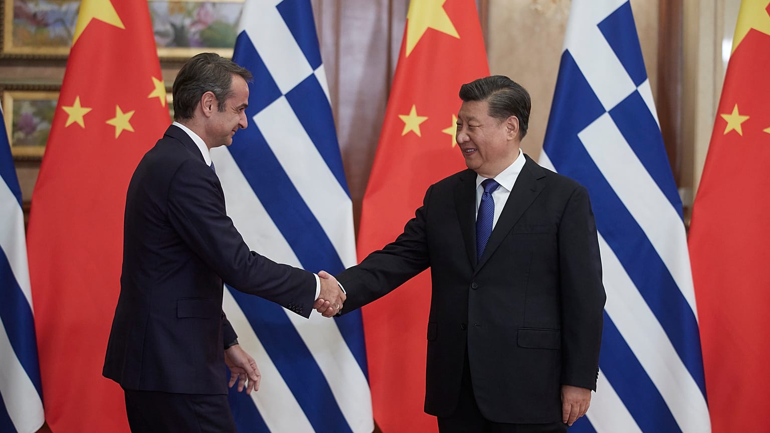 Συνάντηση Κυριάκου Μητσοτάκη - Σι Τζινπίνγκ στη Σαγκάη