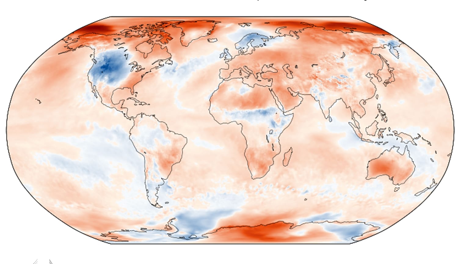 Anomalía de temperaturas en octubre respecto a la media 1981 - 2010 