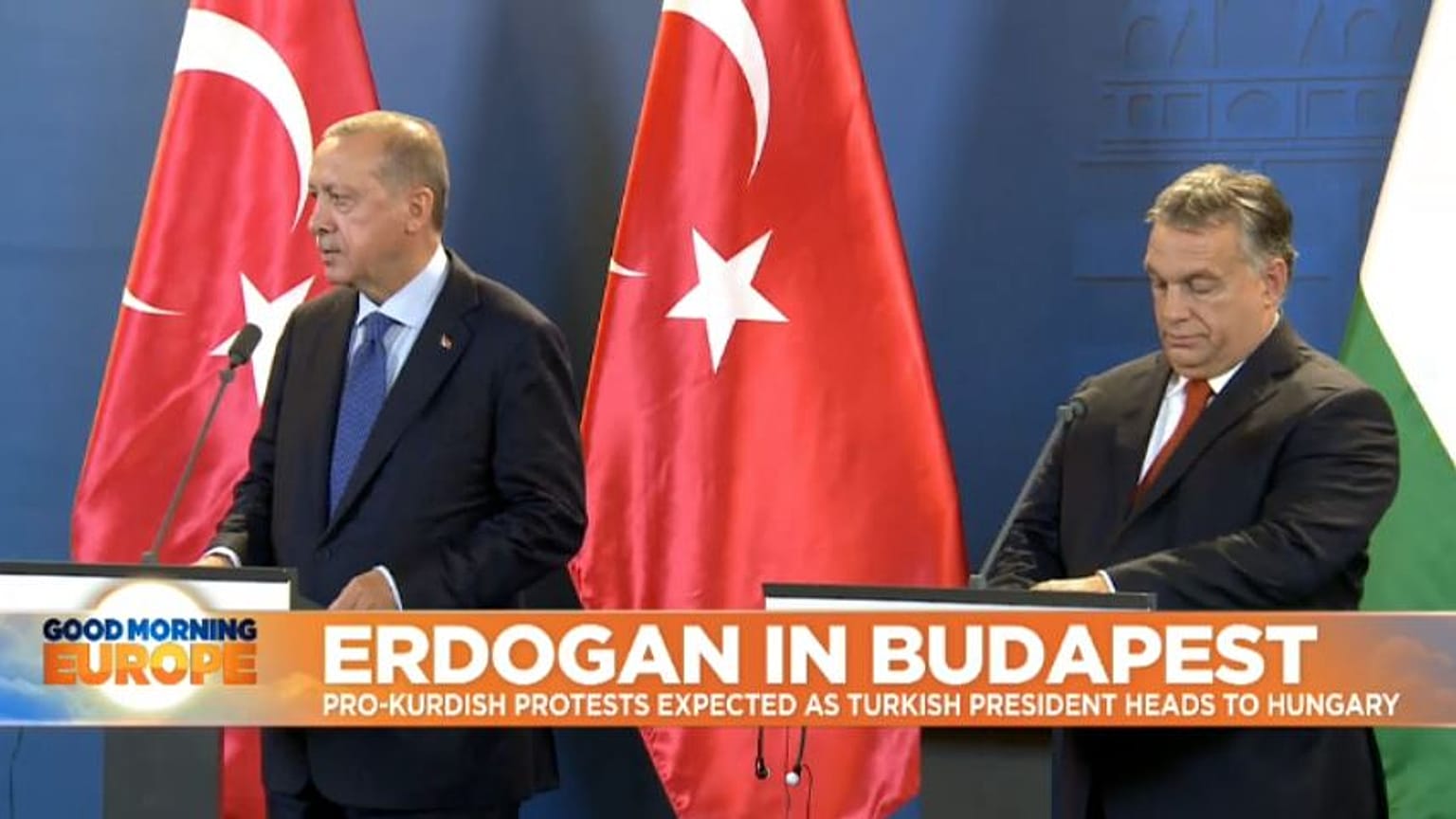 Turkey's Erdoğan booed by crowd in Budapest over Syria military incursion
