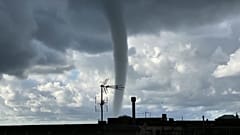 Seltenes Wetterphänomen in Genua