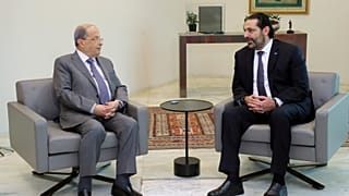 عون والحريري في قصر بعبدا 7 نوفمبر 2019