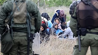 Αστυνομία στο hot spot στα Διαβατά (αρχείου)