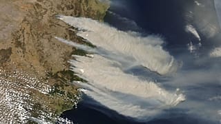 Imagen del satélite MODIS Aqua de la NASA