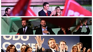 Die Chefs von VOX und PP jubeln - doch stärkste Kraft bleiben Sanchez' Sozialisten