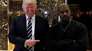 Kanye West and Donald Trump