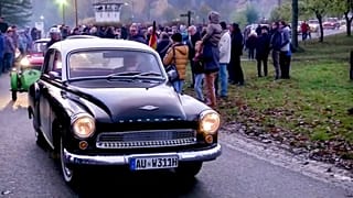 30 Jahre Mauerfall: Trabi-Korso an der Ex-Grenze