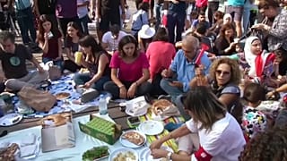 Un picnic contra la corrupción en Líbano