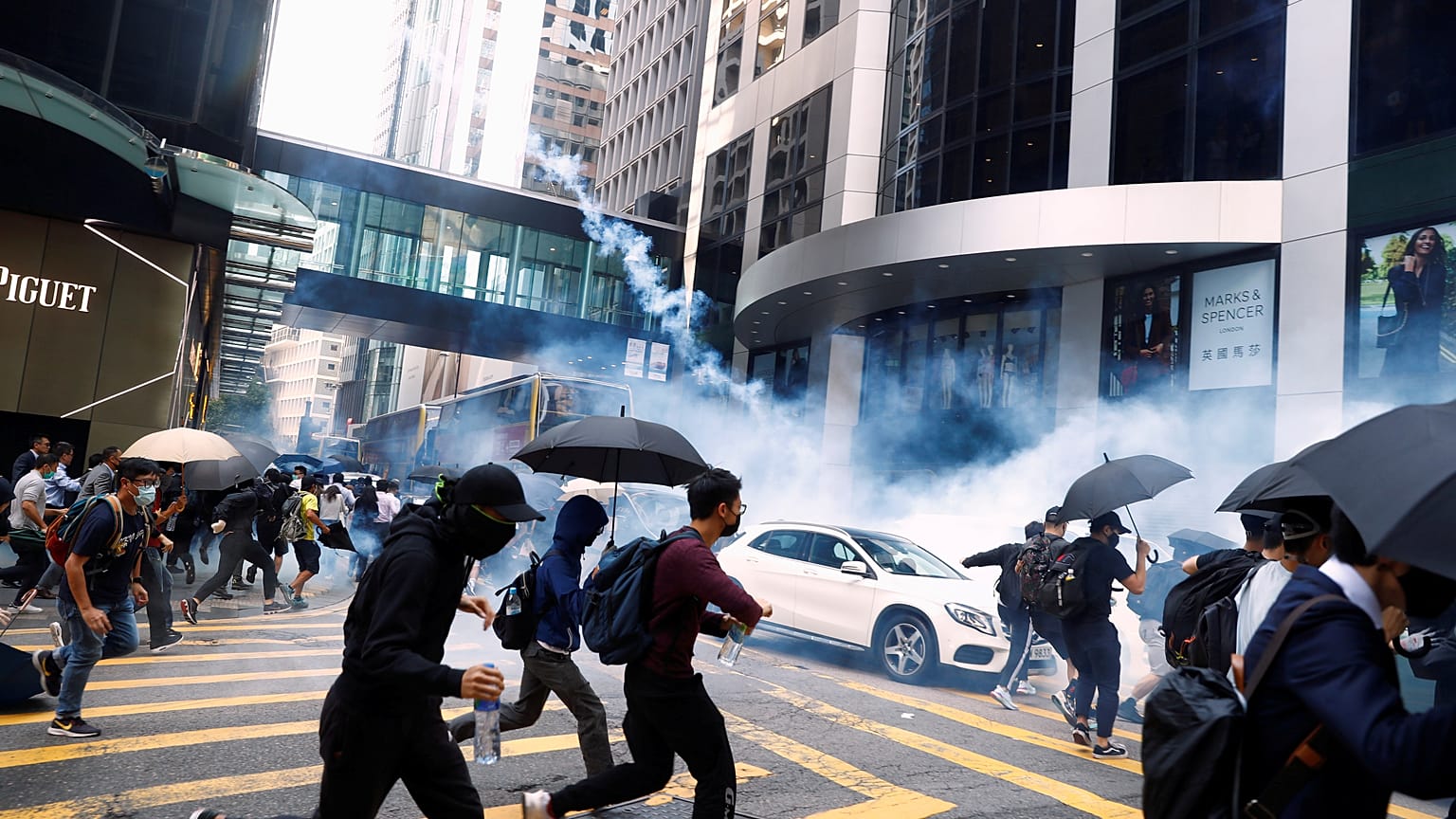 Hong Kong has been rocked by violent confrontations between democracy activists and police