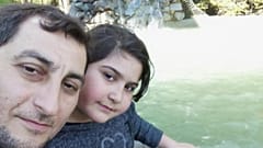 Şaban Vatan ve kızı Rabia Naz Vatan