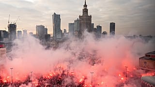 Polish far-right groups march in Warsaw on independence anniversary