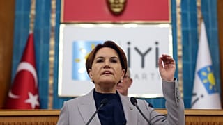 İYİ Parti Genel Başkanı Meral Akşener, partisinin TBMM'deki grup toplantısına katılarak konuşma yaptı. ( Evrim Aydın - Anadolu Ajansı )