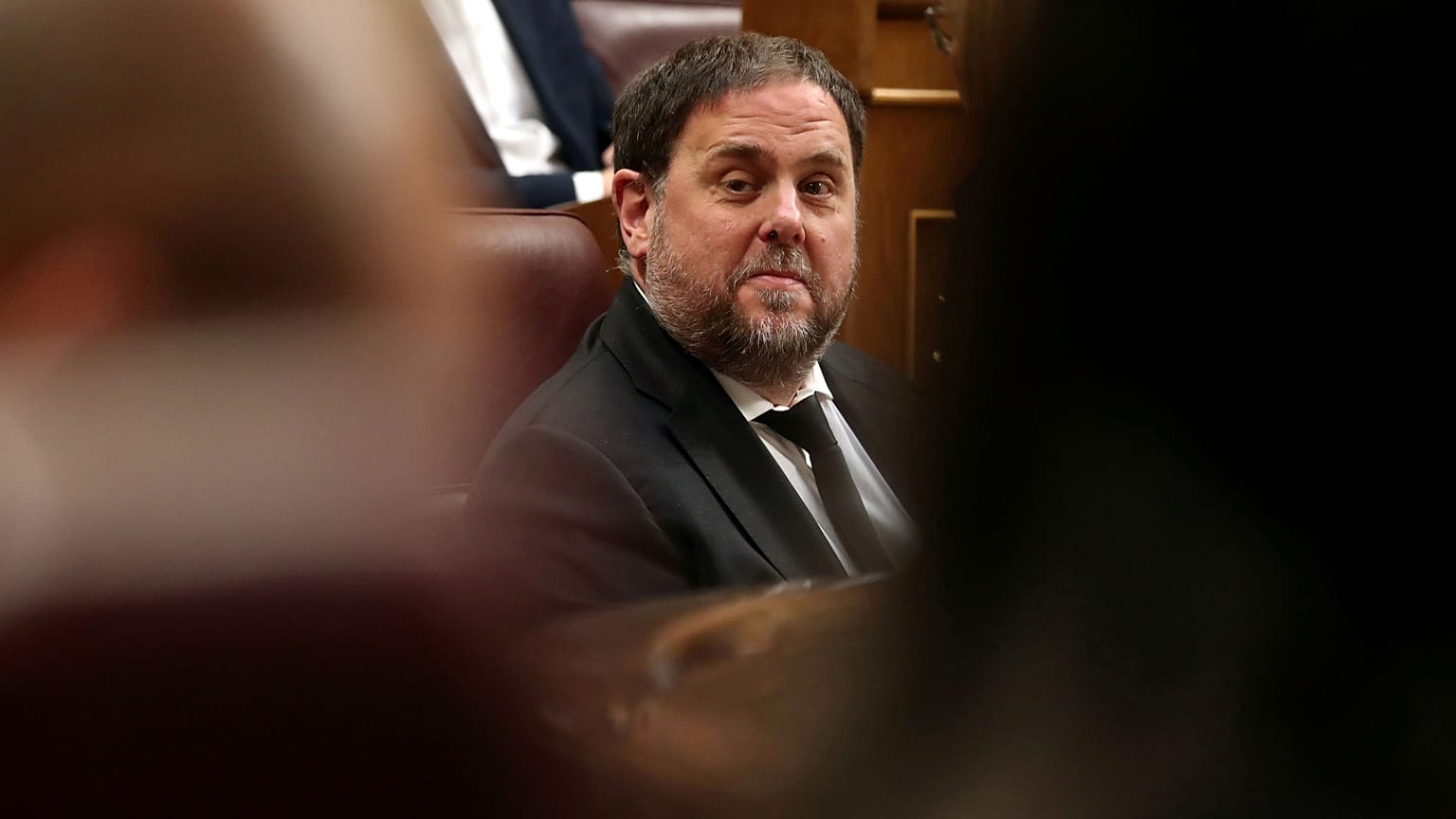 Oriol Junqueras en el Congreso de los diputados español el 21 de mayo de 2019