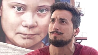 ABD'nin San Francisco şehrinde bir binaya Greta Thunberg'in dev resmi yapıldı