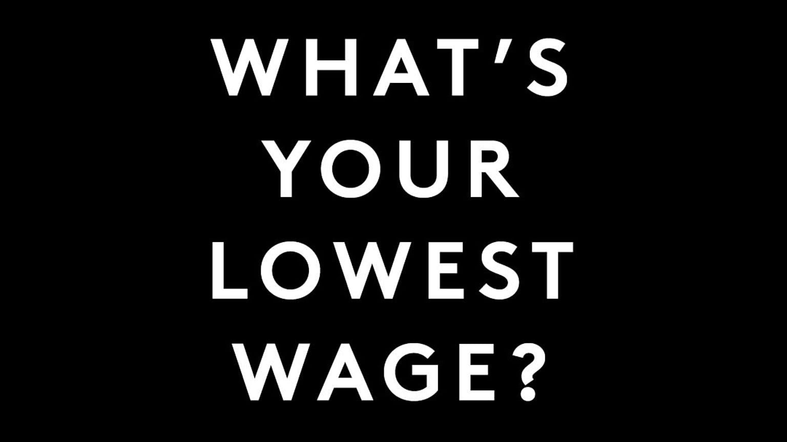The Lowest Wage Challenge wants brands to declare what their worst paid workers make