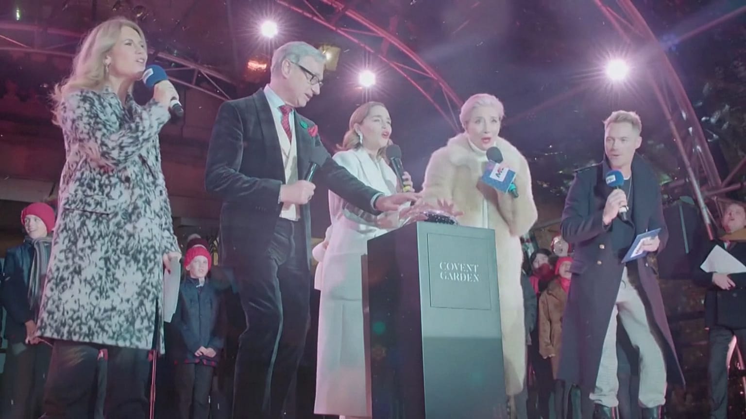 Stars promote new film 'Last Christmas' in central London