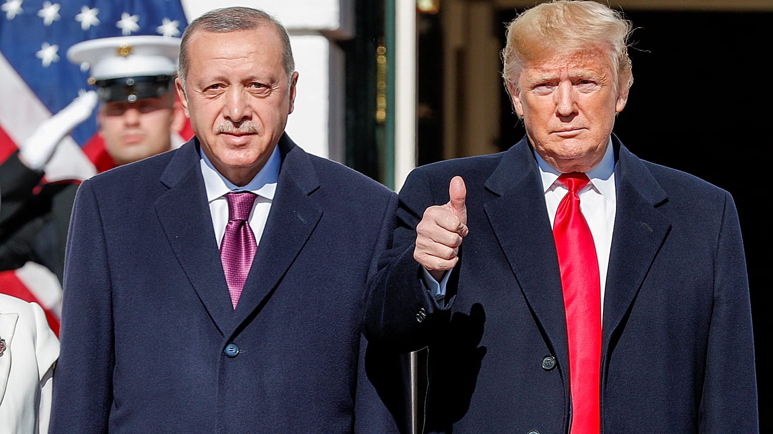 الرئيسان الأميركي والتركي دونالد ترامب ورجب طيب إردوغان 