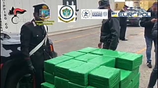 Cocaina per più di una tonnellata sequestrata a Gioia Tauro