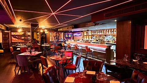The Wellington blends rock 'n' roll and modern art with elements of a traditional gentlemen's club