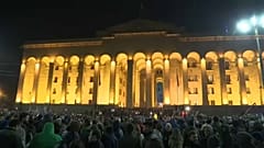 Grúzia: a választási rendszer módosításáért tüntetnek 