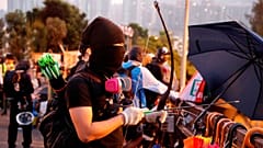 Ambiance Moyen Âge à Hong Kong