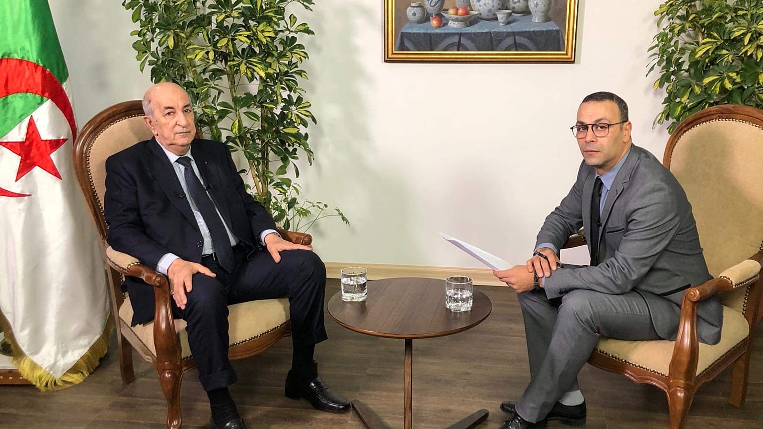 المرشح الحر للانتخابات الرئاسية الجزائرية عبد المجيد تبون