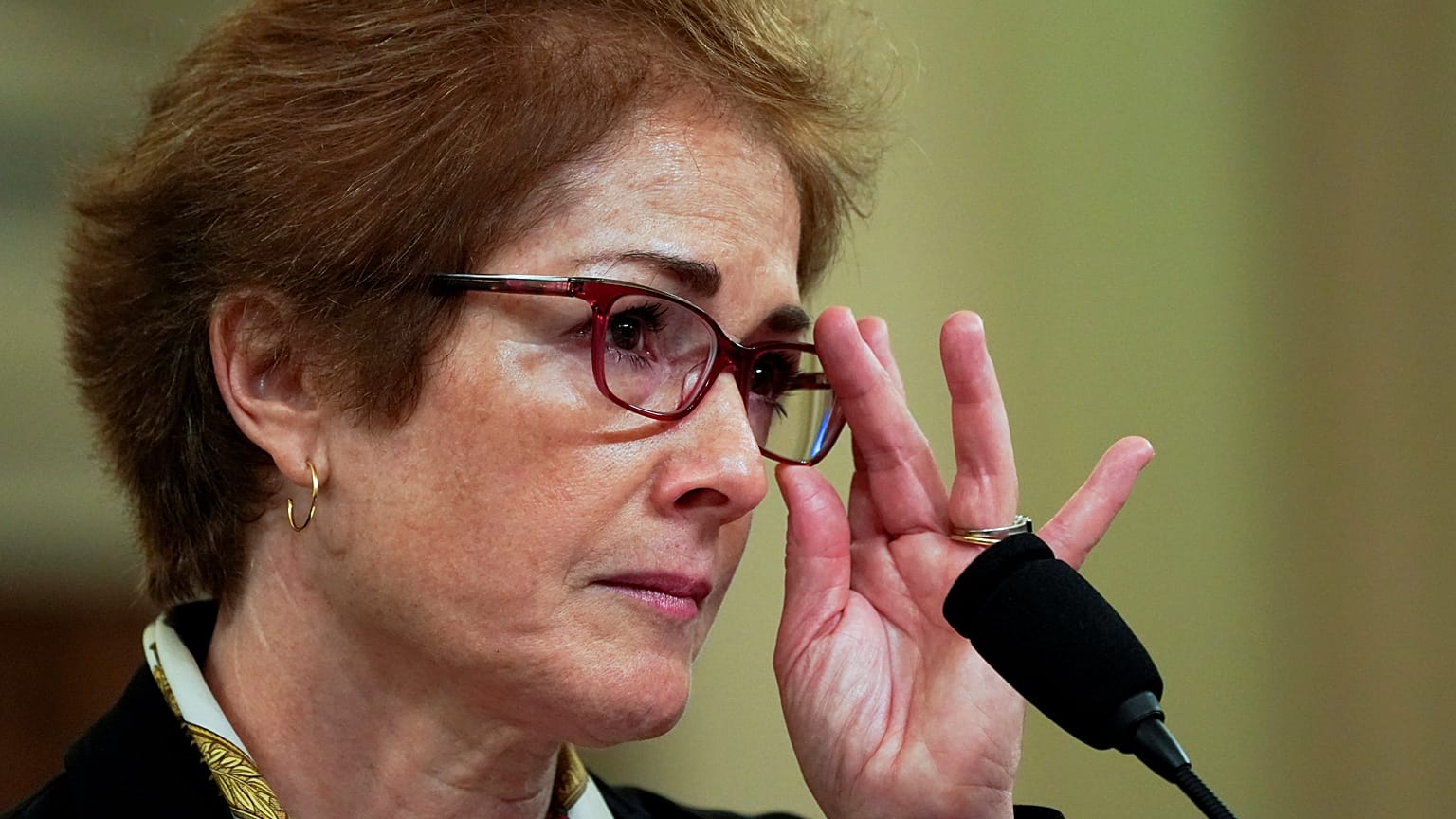 Marie Yovanovitch, former U.S. ambassador to Ukraine, testifies at a House Intelligence Committee  hearing 