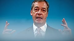 Brexit Party leader Nigel Farage in Ilford, Britain, November 13, 2019.