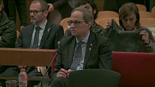 El presidente de la Generalitat, Quim Torra, ante la justicia por desobediencia