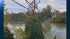 Leszakadt egy híd Toulouse mellett