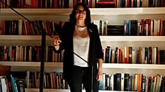 Diana Riba, wife of jailed Catalan leader Raul Romeva, poses during an interview at her home in Sant Cugat del Valles, near Barcelona, Spain, September 30, 2019.