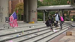 Hongkong: Tauziehen um besetzte Uni