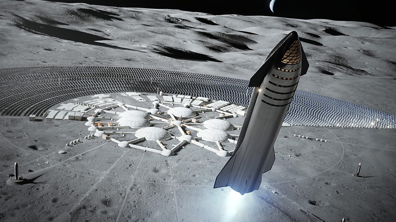 SpaceX Ay'a ilk nakliyatını 2022'de yapacak