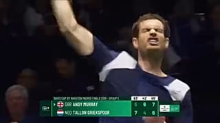 Davis Kupa-döntő: Murray nehezen, Djokovics simán nyert
