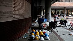 آخرین مقاومت‌های معترضان هنگ کنگی در دانشگاه پلی‌تکنیک کاولون
