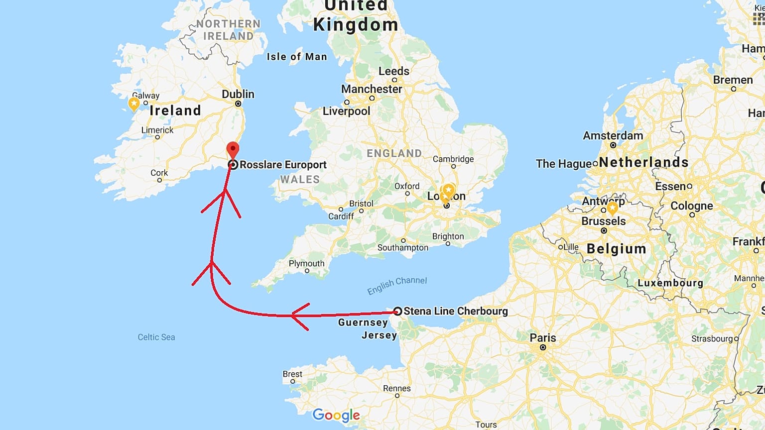 More than a dozen migrants found in back of lorry on ship travelling to Ireland 