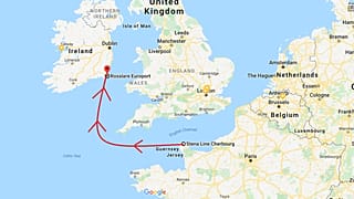 More than a dozen migrants found in back of lorry on ship travelling to Ireland 