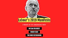 UK general election: Conservatives launch 'fake' manifesto website for rivals Labour