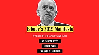 UK general election: Conservatives launch 'fake' manifesto website for rivals Labour