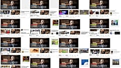 Almost identical front pages of 16 regional newspapers under the ownership of the mega media foundation (KESMA) in Hungary