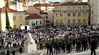Elegük van a portugál rendőröknek